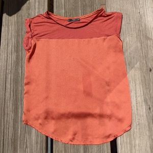 MANGO Women Silk Tee S